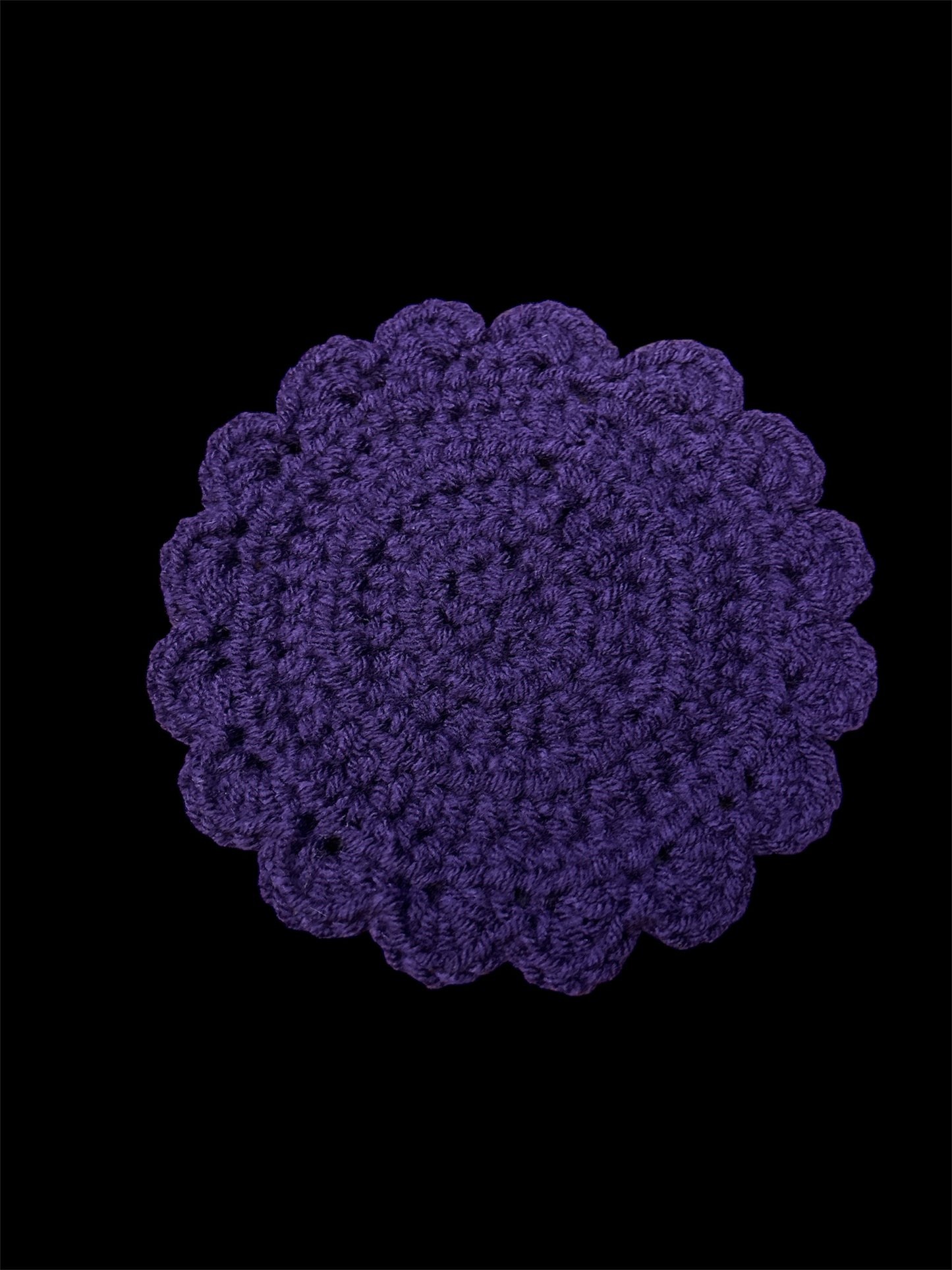 Violet Vortex Coaster Set