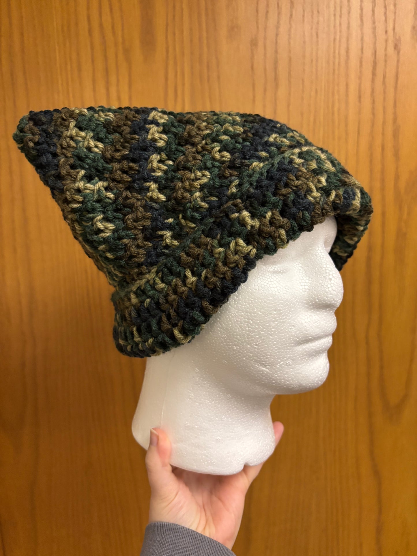 Camouflage Cat Ear Beanie