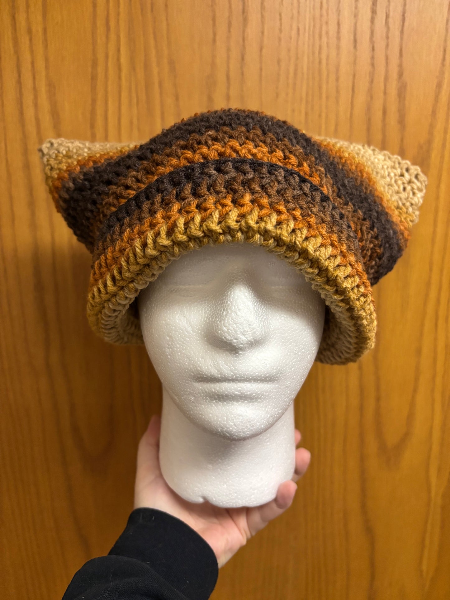 Latte Cat Ear Beanie