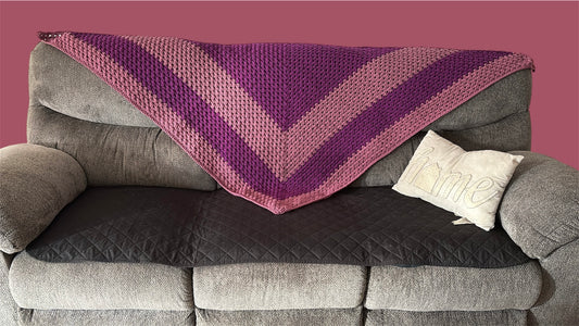 Purple Eggplant Shawl Wrap