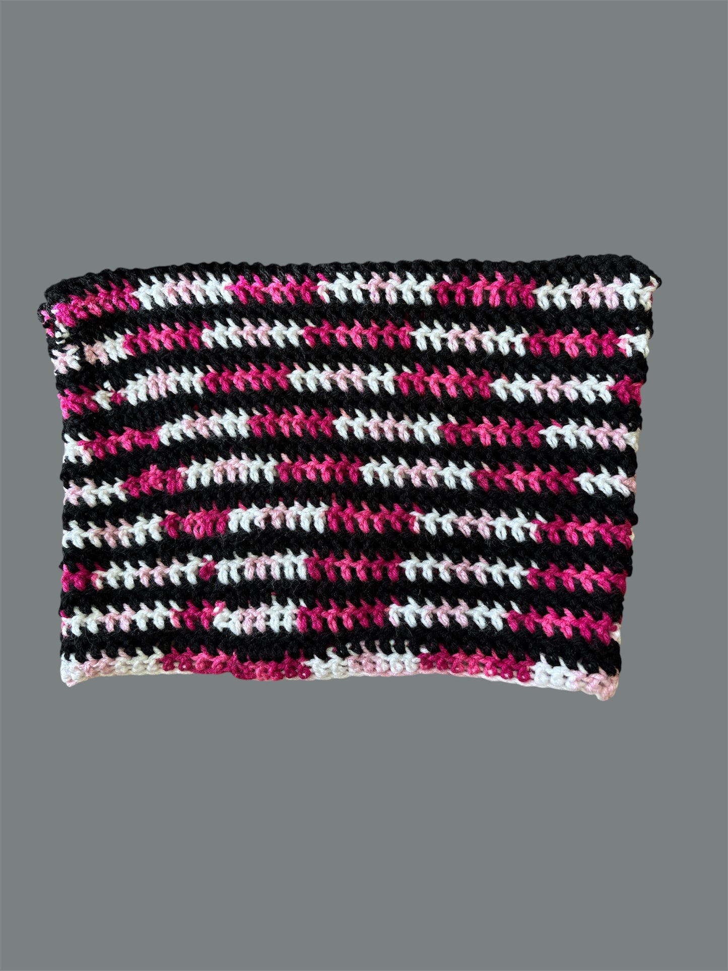 Black & Pink Blend Cat Ear Beanie