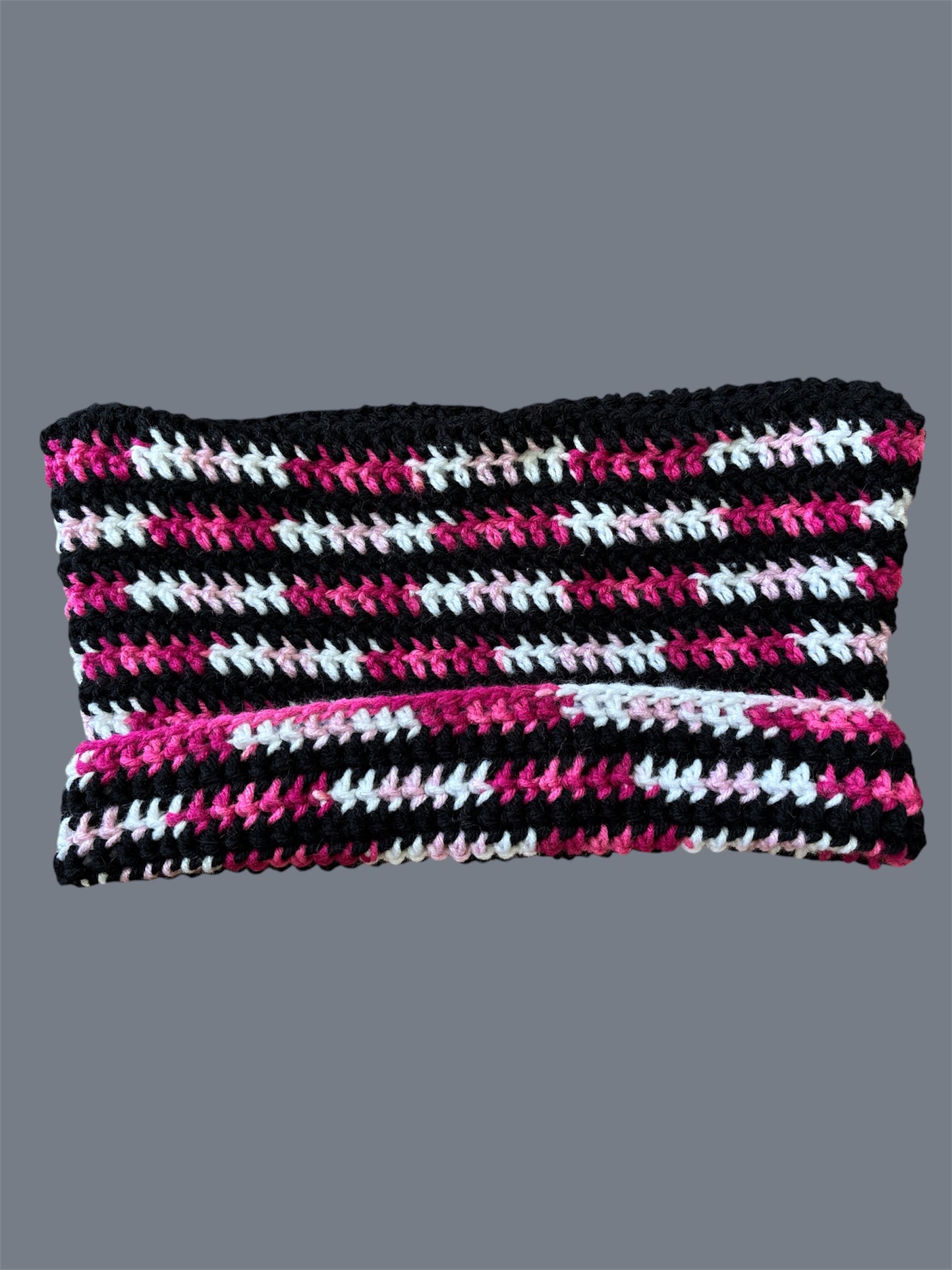 Black & Pink Blend Cat Ear Beanie