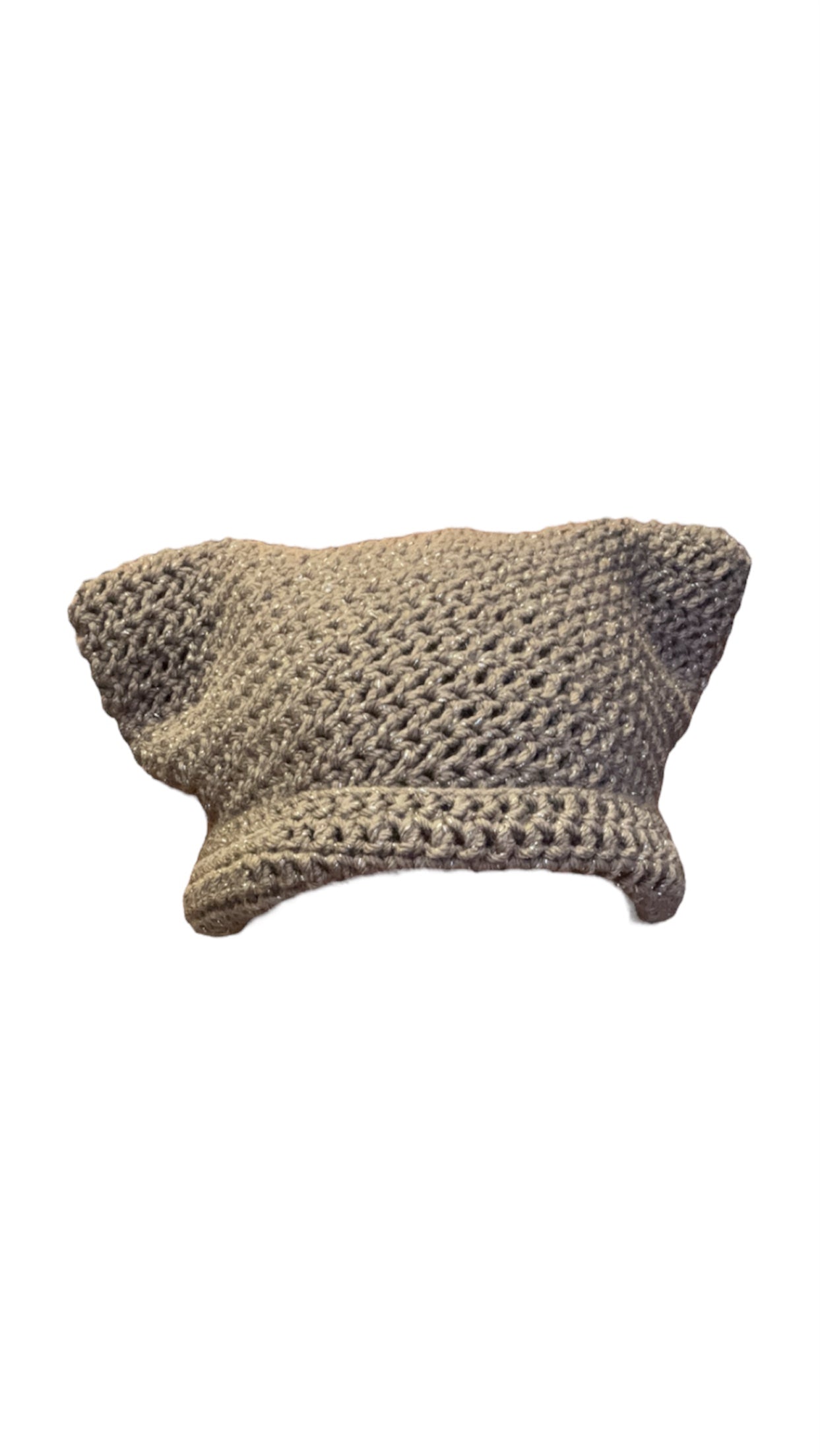 Taupe Splash Cat Ear Beanie