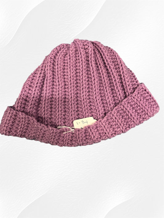 Orchid Beanie 1-3 year old