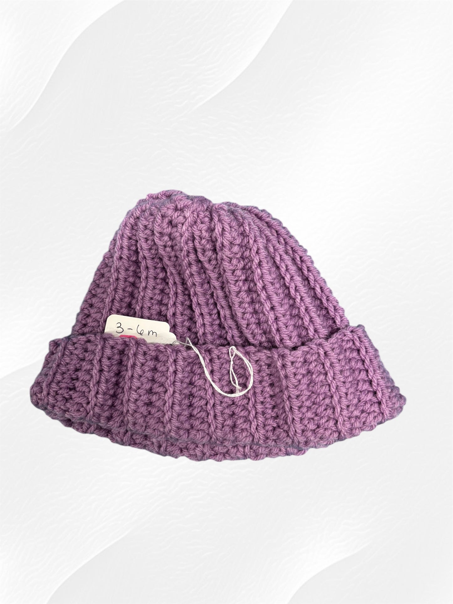 Orchid Beanie 3-6 months